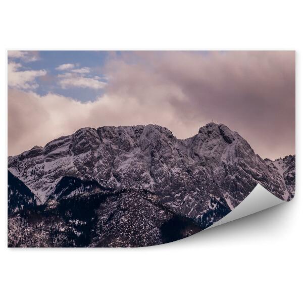 Fototapeta na stenu Pohľad giewont hory tatry obloha mraky