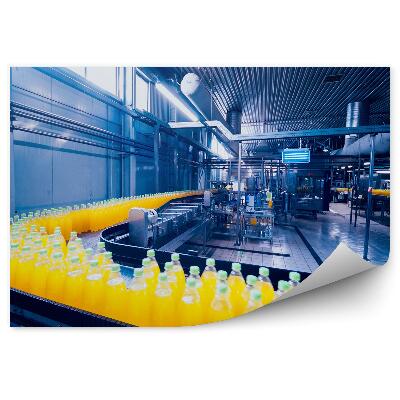 Fototapeta Prometni trak za pijačo v tovarni