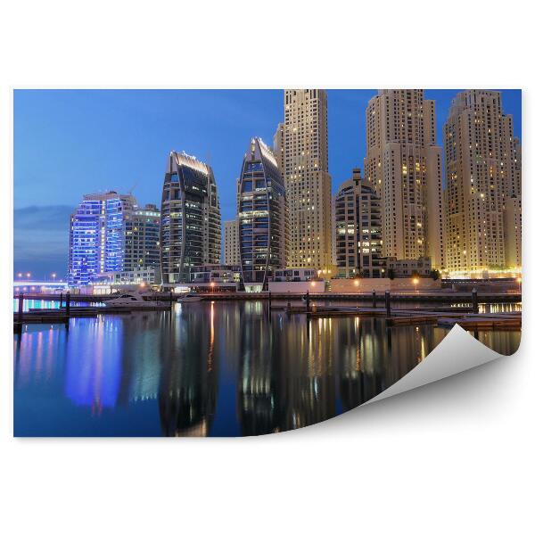 Fototapeta na stenu Dubaj Súmrak Architektúra Voda
