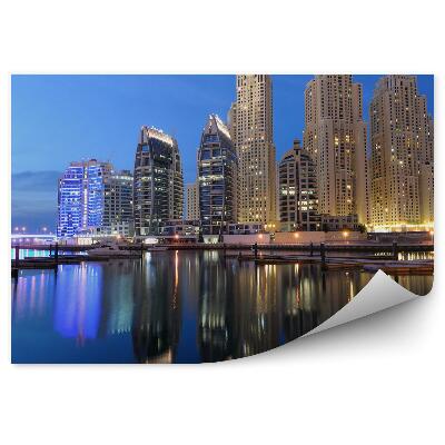 Fototapeta na stenu Dubaj Súmrak Architektúra Voda