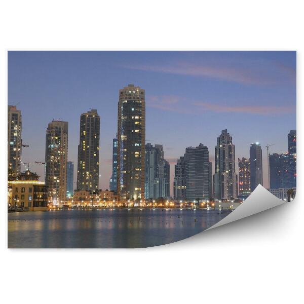 Fototapeta Dubaj Mesto Svetelný Záliv
