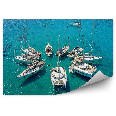 Fototapeta na stenu Plachetnice Modrá Voda Piesok