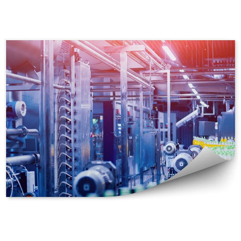 Fototapeta Barve svetlobe tovarne proizvodnje tovarne