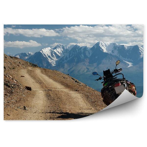 Fototapeta na stenu Enduro motorka na horskej ceste