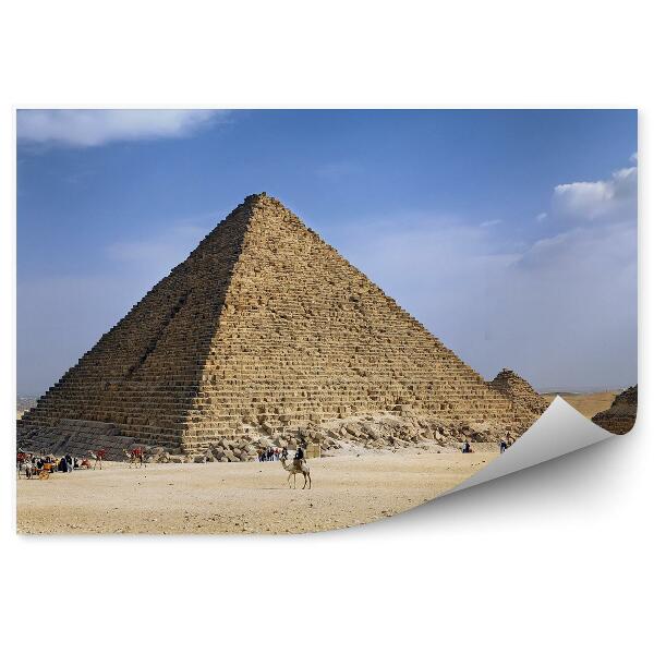 Fototapeta Velike piramide v Gizi pokrajina mesto obzorje