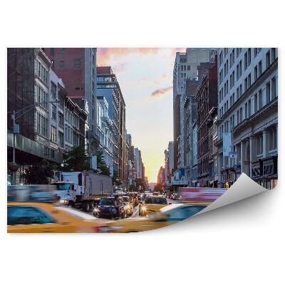 Fototapeta Žlté Taxíky Broadway Mesto Doprava Doprava