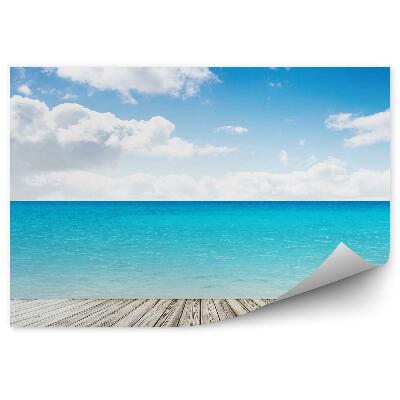 Fototapeta na stenu Mólo Oceán More Obloha Mraky