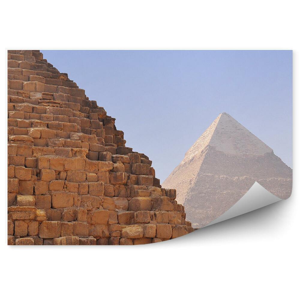 Fototapeta Pyramídy Zblízka Tehlová Budova