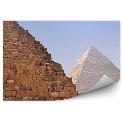 Fototapeta Pyramídy Zblízka Tehlová Budova