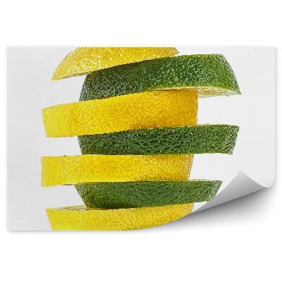 Fototapeta na stenu Pyramída z plátkov citróna a limetky