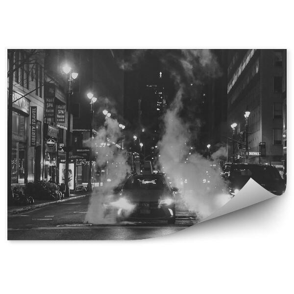 Fototapeta na stenu Taxi New York Mesto Dym