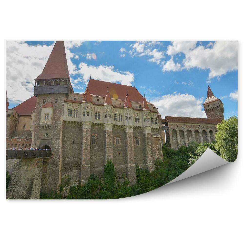 Fototapeta na stenu Stredoveký hrad turistika ľudia
