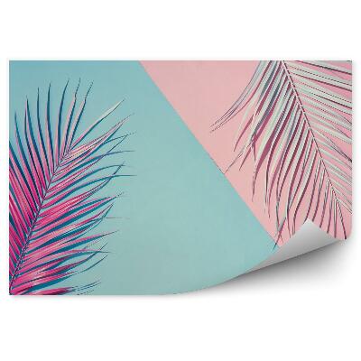 Fototapeta na stenu Pozadie Z Listov Exotických Tropických Paliem