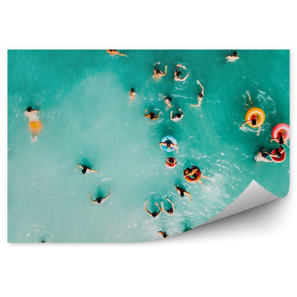 Fototapeta Oceán Voda Ľudia Pohľad Z Vtáčej Perspektívy