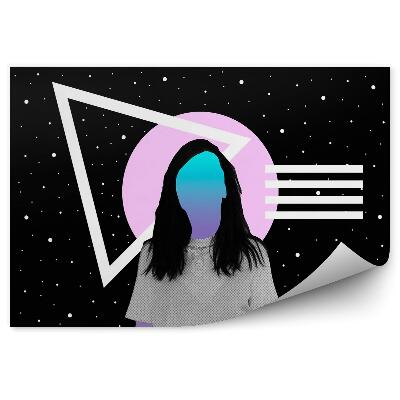 Fototapeta na stenu Súčasné umenie koláž, dievča