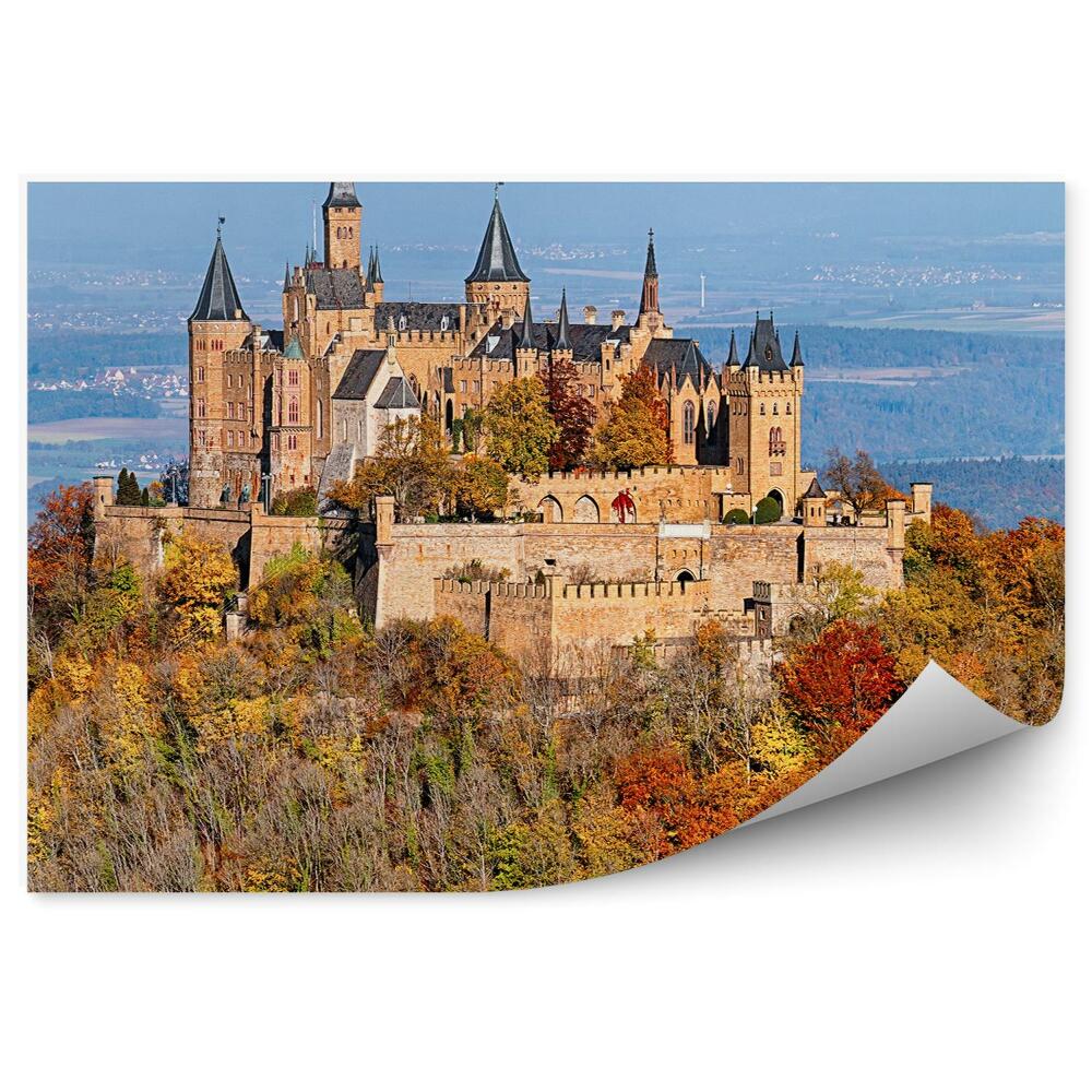 Fototapeta na stenu Zámok hohenschwangau bavorské alpy ihličnaté stromy hory