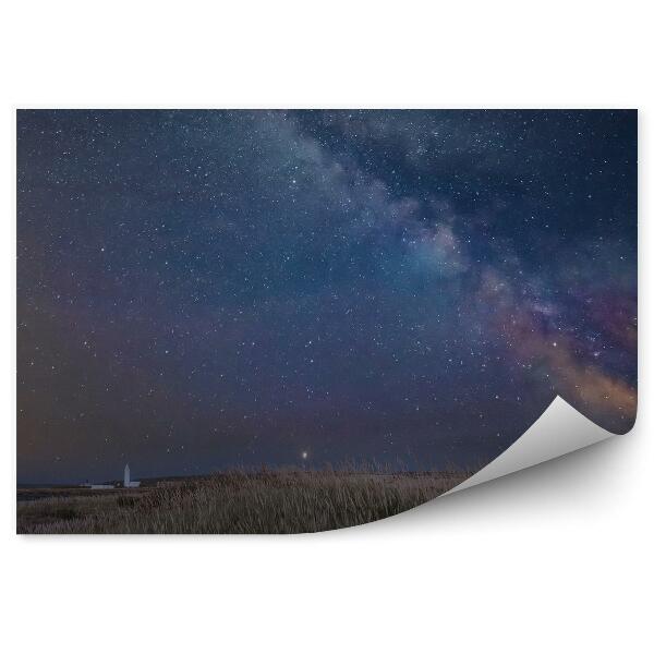 Fototapeta Mliečna Cesta Turistické Hory Obloha Hviezdy Galaxia Vesmír Hmla