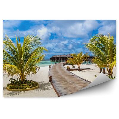 Fototapeta na stenu Maldivy Pláž Modrá Voda