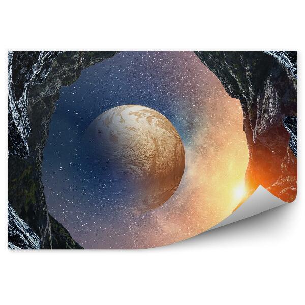 Fototapeta Planéty Slnko Skaly Nebo Hviezdy Vesmír Galaxia
