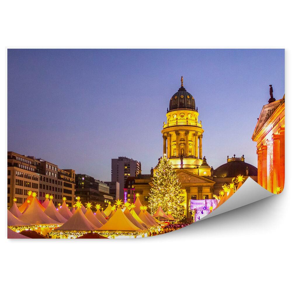 Fototapeta na stenu Vianočný trh Berlín trhovisko