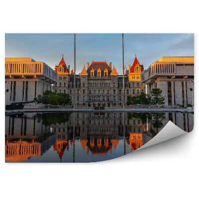 Fototapeta Capitol rieka obloha západ slnka New York