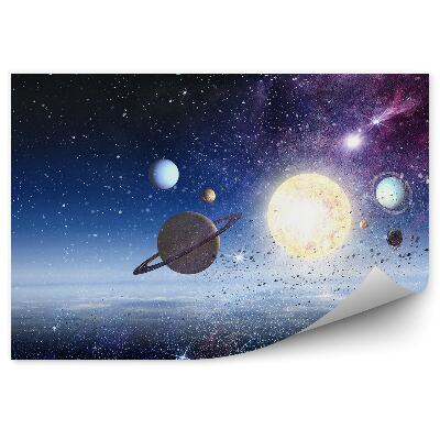 Fototapeta na stenu Planéty Nebo Hviezdy Galaxia Vesmír Mraky Slnko