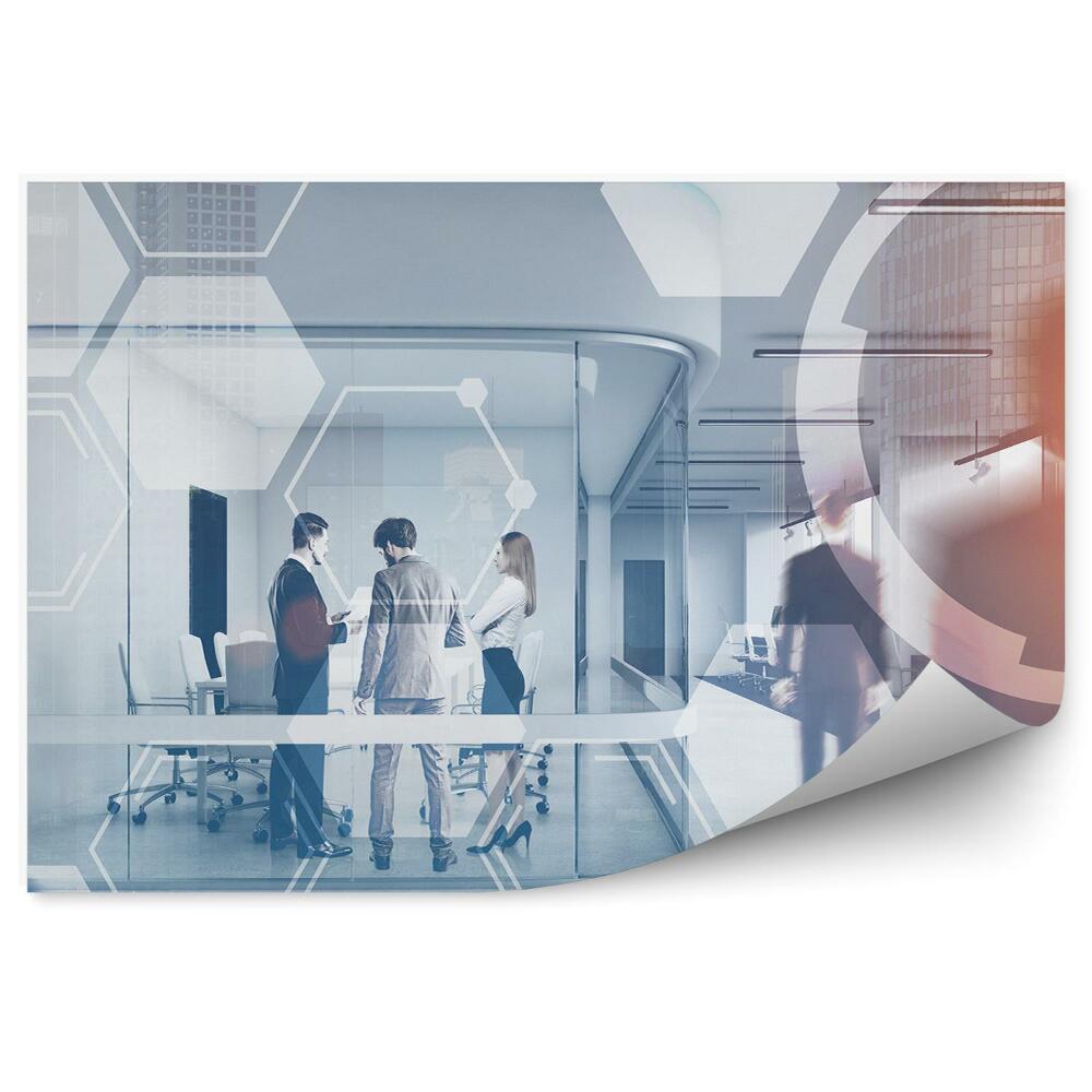 Fototapeta Obchodná fotografia geometrické tvary kancelária