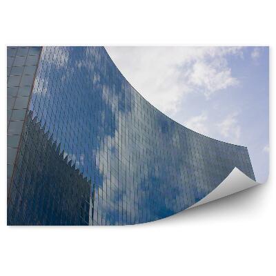 Fototapeta na stenu Stekleni nebotičnik odsev mesta