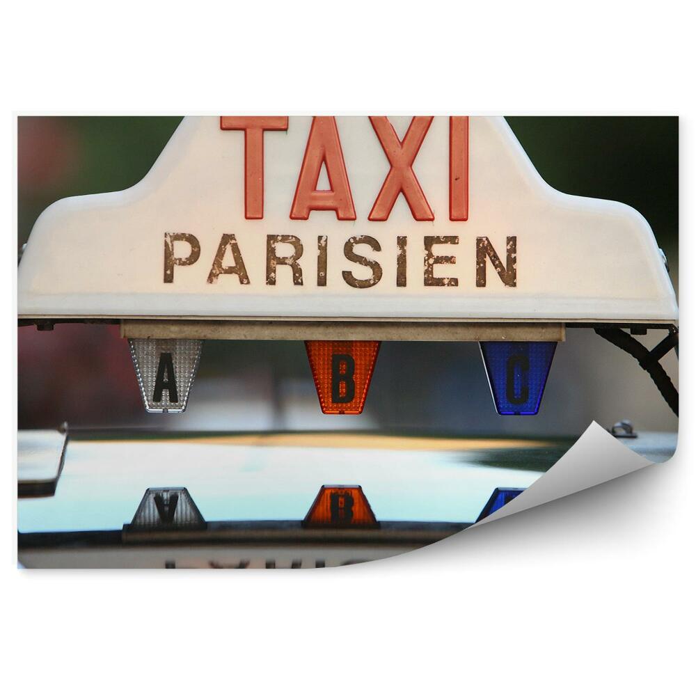 Fototapeta na stenu Francúzsko Taxi Dopravné Vozidlo