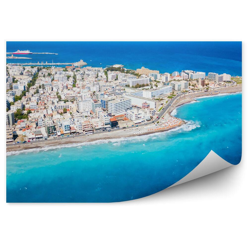 Fototapeta na stenu Ostrov Rhodos Grécka Pláž Cestovný Ruch Modrá