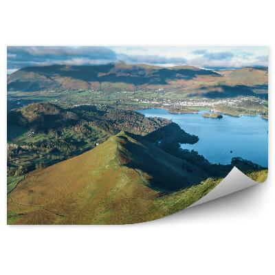 Fototapeta na stenu Panoramatický pohľad na jazerá a kopce