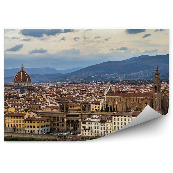 Fototapeta Pohľad z vtáčej perspektívy Florencia Katedrála Santa Maria del Fiore