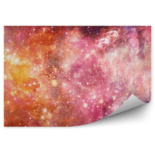Fototapeta Oranžová Červená Obloha Hviezdy Galaxie