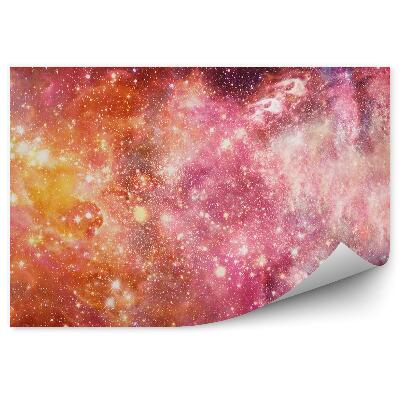 Fototapeta Oranžová Červená Obloha Hviezdy Galaxie