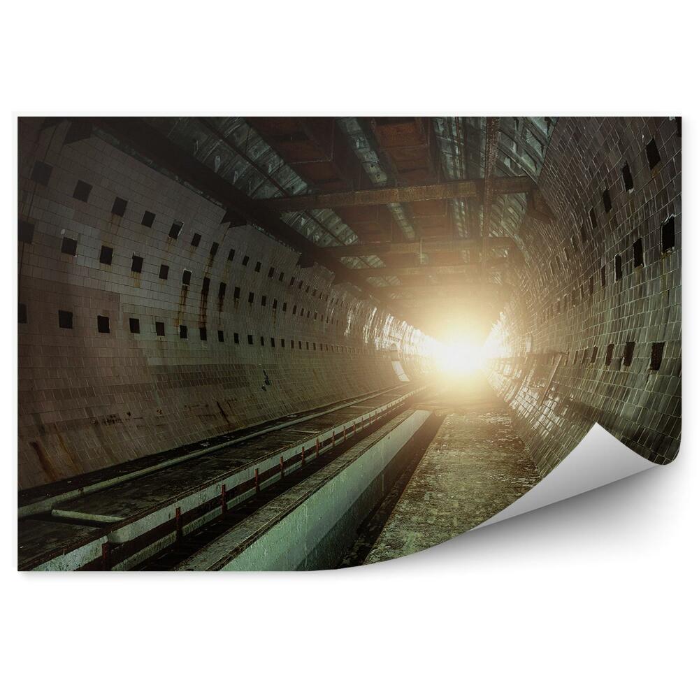 Fototapeta Podzemný Tunel Grunge Svetlo