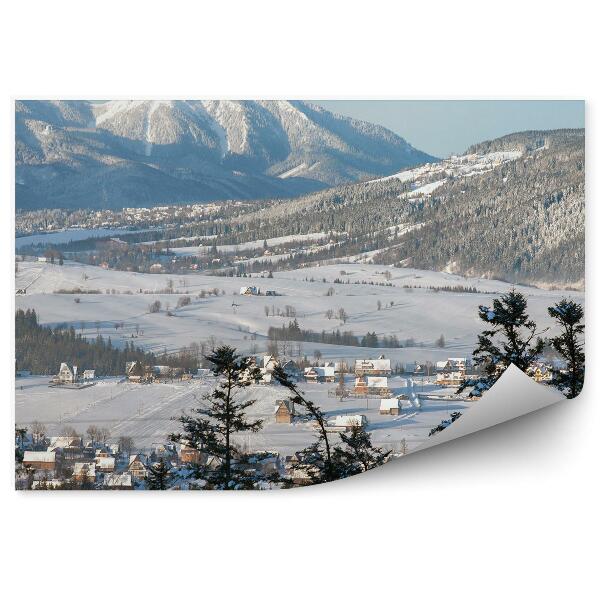 Fototapeta na stenu Zakopané panoráma hory sneh zima Tatry