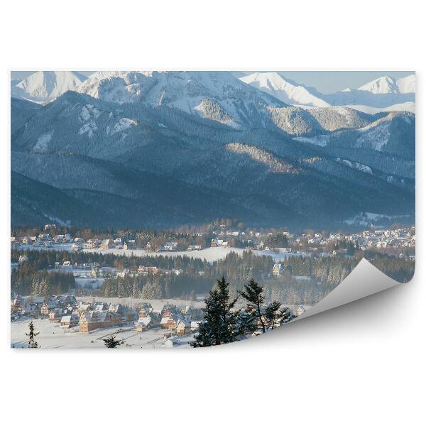 Fototapeta na stenu Gubałówka Zakopane panoráma hory sneh zima Tatry