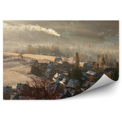 Fototapeta na stenu Panoráma Zakopané hory sneh zima Giewont domy