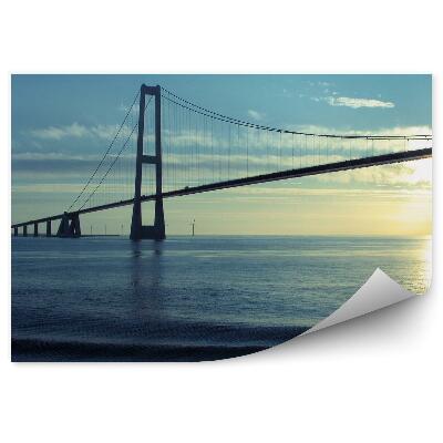 Fototapeta na stenu Most nad vodou lano slnko