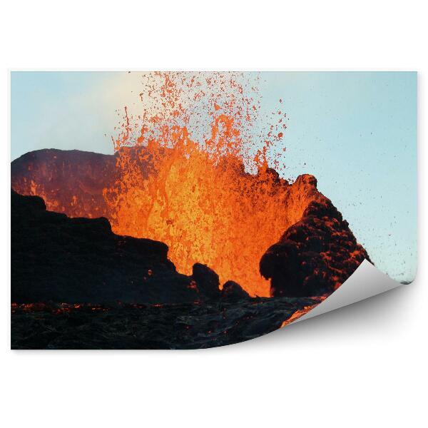 Fototapeta na stenu Sopka tungurahua láva obloha