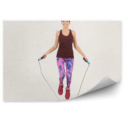 Fototapeta na stenu Skakanje z vrvjo športna dejavnost