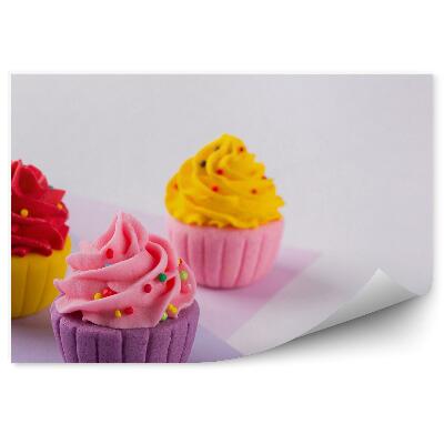 Fototapeta Ozdobné viacfarebné cukrové košíčky