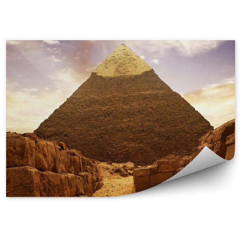 Fototapeta Egipt piramide kamni perspektiva