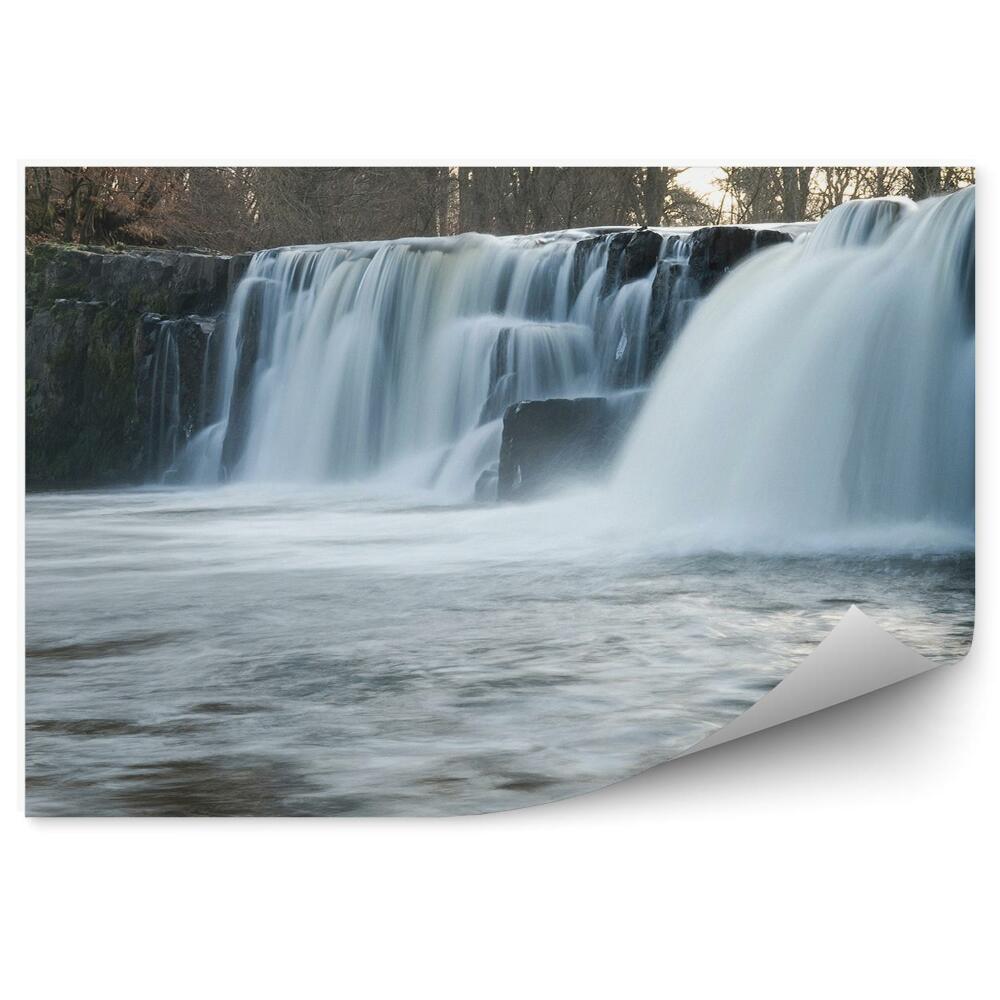 Fototapeta na stenu Vodopády zima pohyb stromy