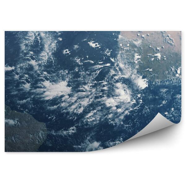 Fototapeta na stenu Planéta Zem Oceán Kontinenty Mraky