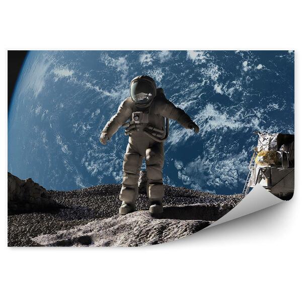 Fototapeta Astronaut Družica Kráter Zem Kráter