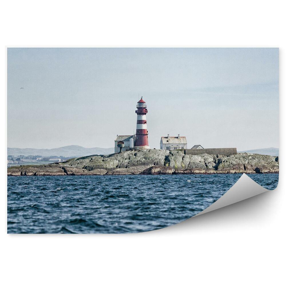 Fototapeta na stenu Južné Nórsko Maják Skaly Voda