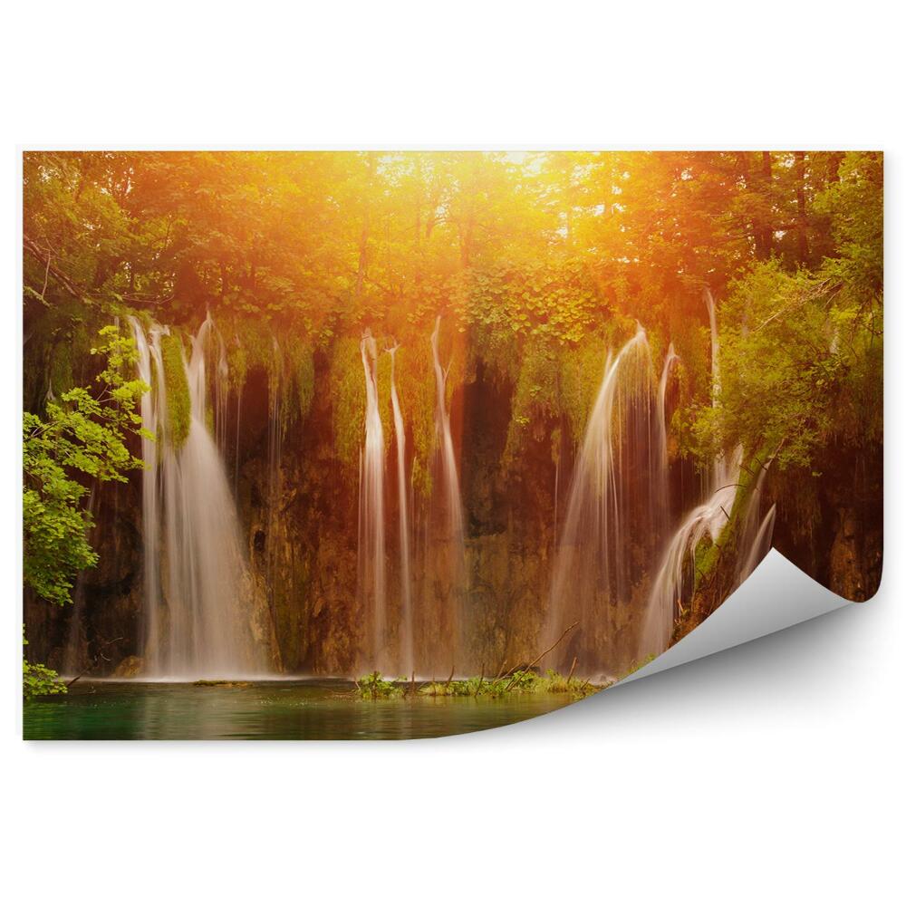 Fototapeta Vodopády v národnom parku Chorvátsko