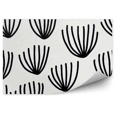 Fototapeta Vzor s modernými kvetinovými a abstraktnými prvkami