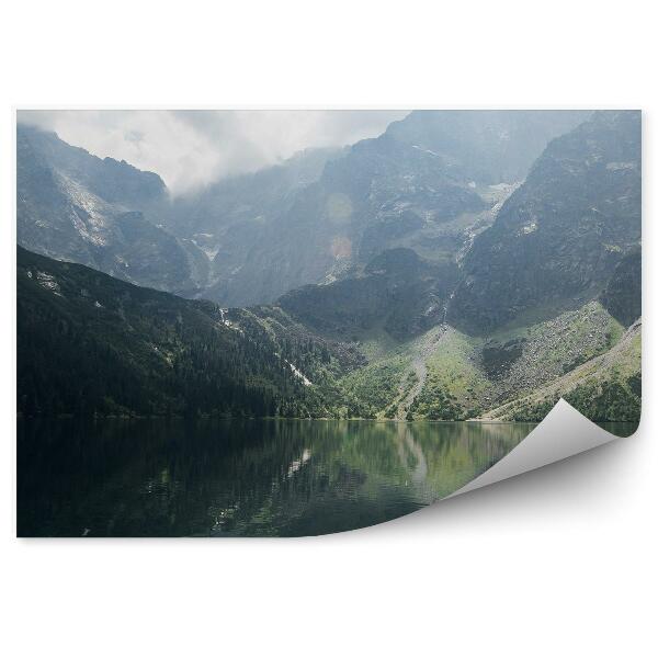 Fototapeta Tatry hory jazero hmla kamene